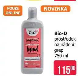 Teta Bio-D prostředek na nádobí grep nabídka