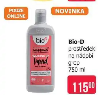 Bio-D prostředek na nádobí grep