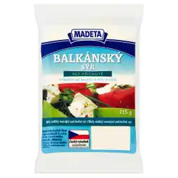 CBA Madeta Balkánský sýr 115g, vybrané druhy nabídka