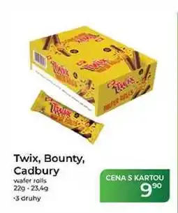 Tamda Foods Twix, Bounty, Cadbury wafer rolls 22g-23.4 g nabídka