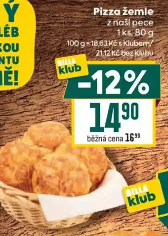 Billa Pizza žemle z naší pece nabídka