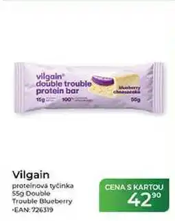 Tamda Foods Vilgain proteinová tyčinka 559 Double Trouble Blueberry nabídka