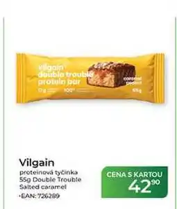 Tamda Foods Vilgain proteinová tyčinka 55g Double Trouble Salted caramel nabídka