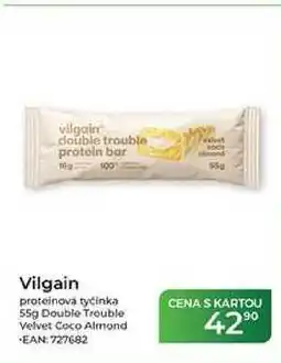 Tamda Foods Vilgain proteinová tyčinka 55g Double Trouble Velvet Coco Almond nabídka