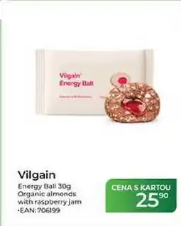 Tamda Foods Vilgain Energy Ball Vilgain Energy Ball 30g Organic almonds with raspberry jam nabídka