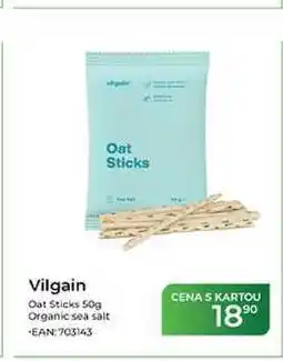 Tamda Foods Vilgain Oat Sticks 50g Organic sea salt nabídka