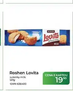 Tamda Foods Roshen Lovita sušenky milk nabídka