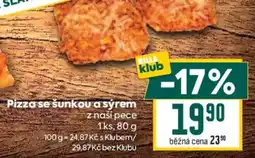 Billa Pizza se šunkou a sýrem nabídka