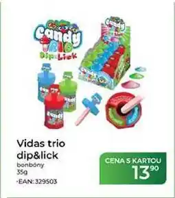 Tamda Foods Vidas trio dip&lick bonbóny nabídka