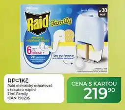 Tamda Foods RP=1Kč Raid elektrický odpalovač s tekutou náplní 21ml Family nabídka