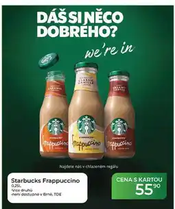 Tamda Foods Starbucks Frappuccino nabídka