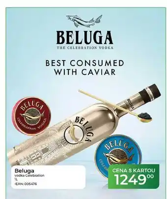 Tamda Foods Beluga vodka Celebration nabídka