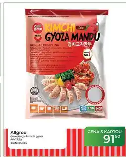 Tamda Foods Allgroo dumplings kimchi gyoza nabídka