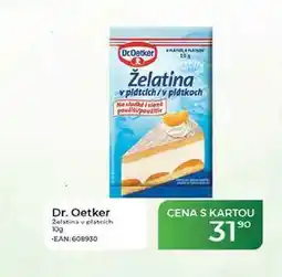 Tamda Foods Dr. Oetker 2elatina v plátcích nabídka