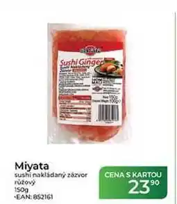 Tamda Foods Miyata sushi nakládaný zázvor nabídka