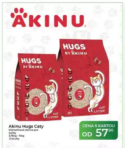 Tamda Foods Akinu Hugs Caty kiemelinové stelivo pro kočky 3,75kg-15kg nabídka