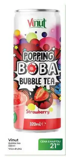 Tamda Foods Vinut Bubble tea nabídka