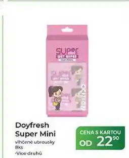 Tamda Foods Doyfresh Super Mini vlhčené ubrousky 8 ks nabídka
