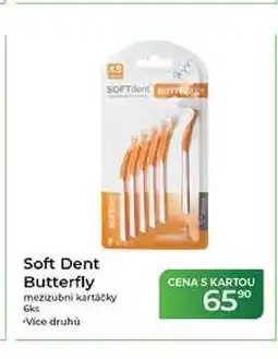 Tamda Foods Soft Dent Butterfly mezizubní kartáčky 6ks nabídka