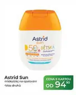 Tamda Foods Astrid Sun mléko olej na opalování nabídka
