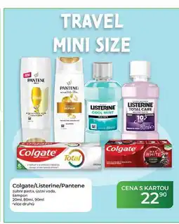 Tamda Foods Colgate/Listerine/Pantene zubní pasta, ústní voda, Sampon 20ml, 80ml, 90ml nabídka
