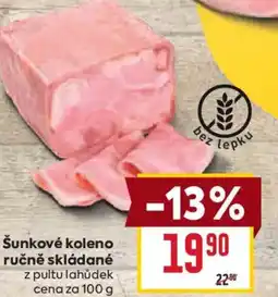 Billa Šunkové koleno ručně skládané nabídka