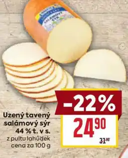 Billa Uzený tavený salámový sýr 44% t. vs. nabídka