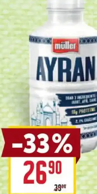 Billa Müller Ayran nabídka