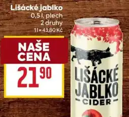 Billa Lišácké jablko nabídka