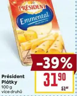Billa Président Plátky nabídka