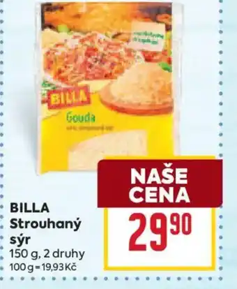 Billa BILLA Strouhaný sýr nabídka