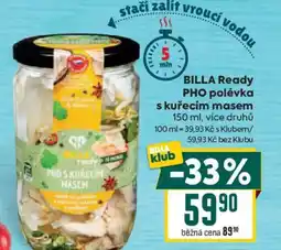 Billa BILLA Ready PHO polévka s kuřecím masem nabídka