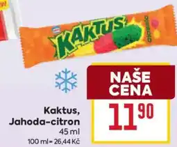 Billa Kaktus, Jahoda-citron nabídka