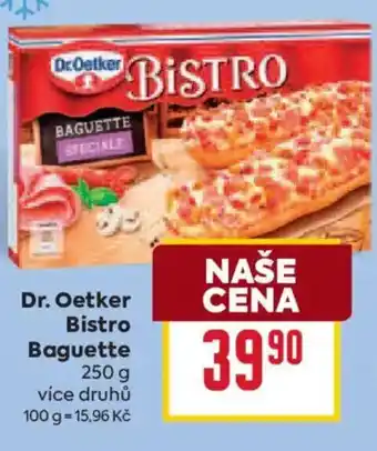 Billa Dr. Oetker Bistro Baguette nabídka