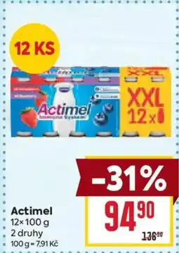 Billa Actimel nabídka