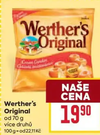 Billa Werther's Original nabídka