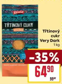 Billa Třtinový cukr Very Dark nabídka