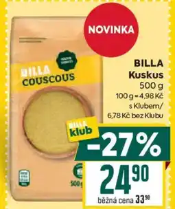 Billa BILLA Kuskus nabídka