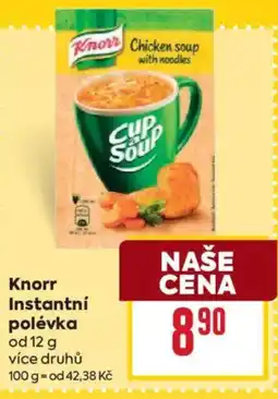 Billa Knorr Instantní polévka nabídka