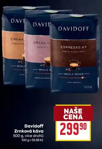 Billa Davidoff Zrnková káva nabídka