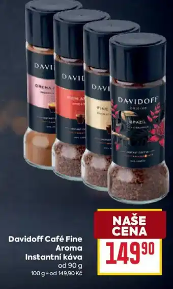 Billa Davidoff Café Fine Aroma Instantní káva nabídka