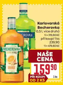 Billa Karlovarská Becherovka nabídka