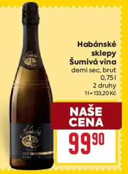 Billa Habánské sklepy Šumivá vína nabídka