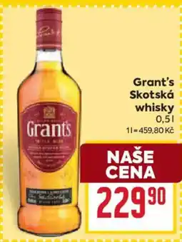 Billa Grant's Skotská whisky nabídka