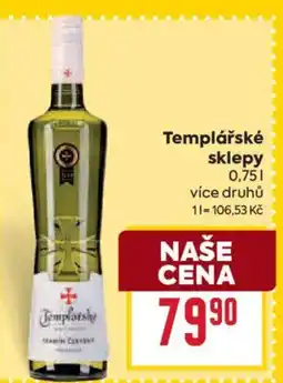 Billa Templářské sklepy nabídka