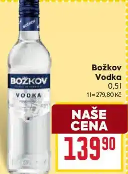 Billa Božkov Vodka nabídka