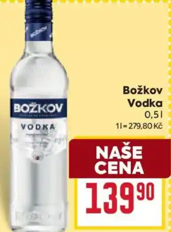 Billa Božkov Vodka nabídka
