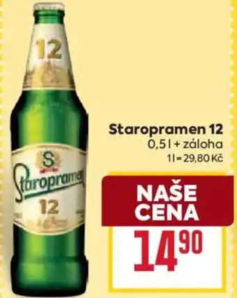 Billa Staropramen 12 nabídka