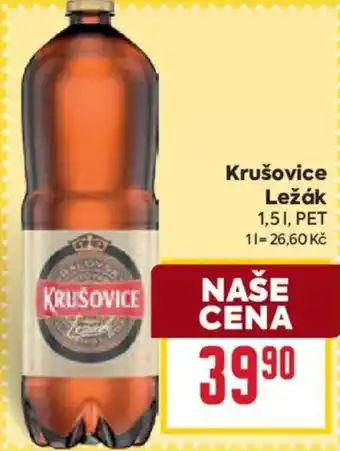 Billa Krušovice Ležák nabídka