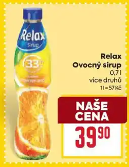 Billa Relax Ovocný sirup nabídka